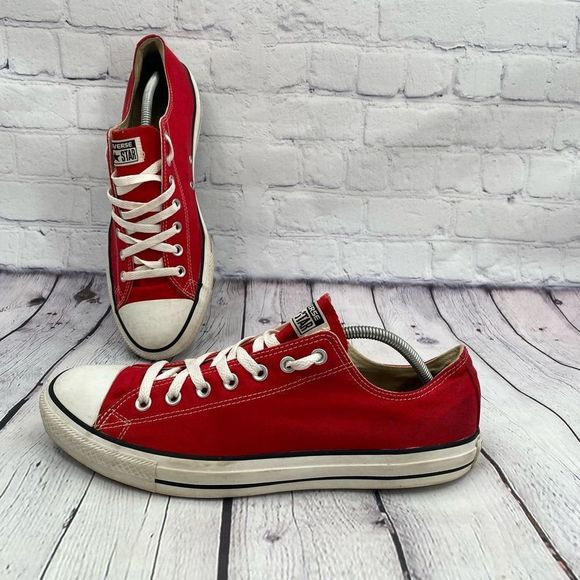 Converse Chuck Taylor Red Sneakers Size 12